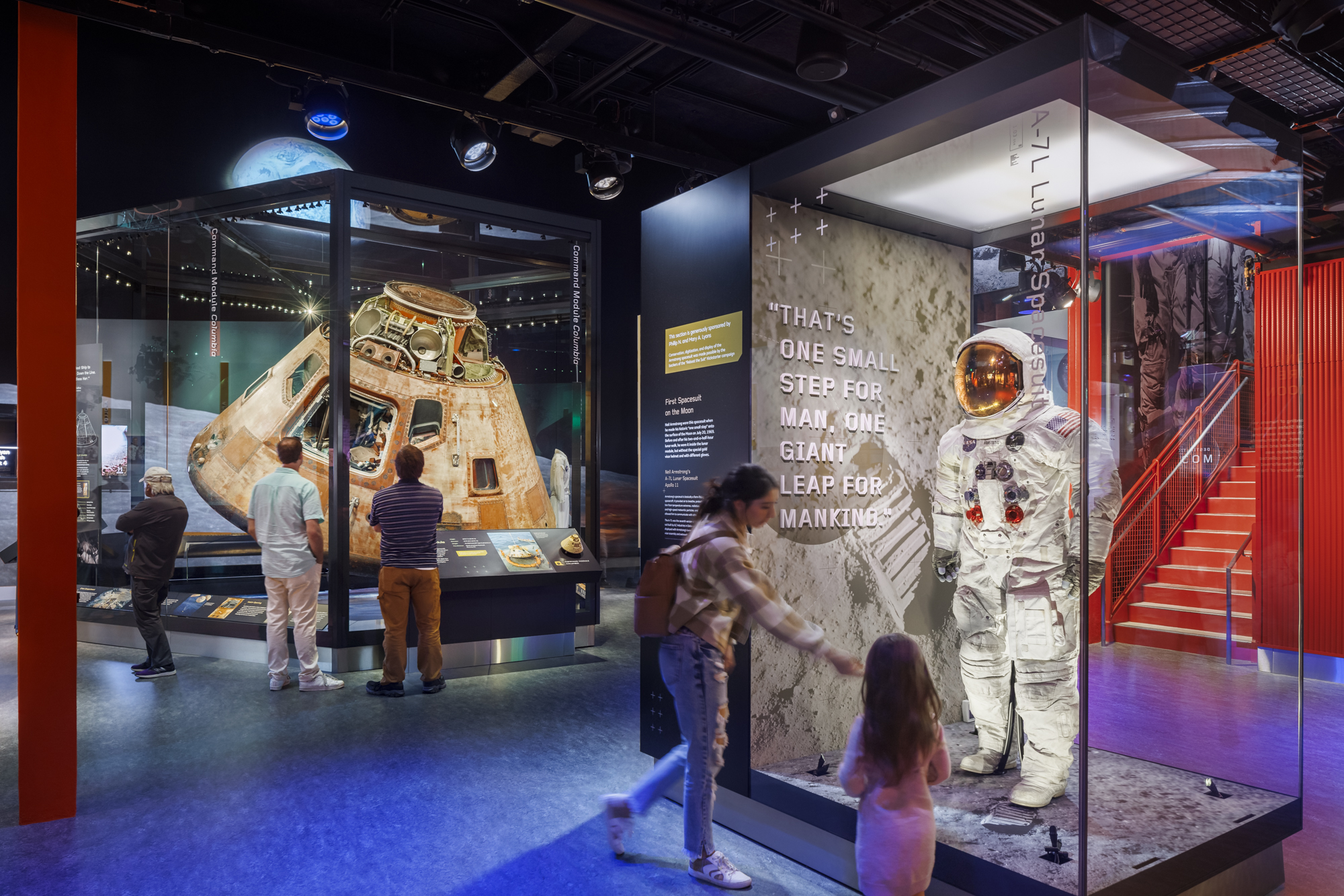 Moon Landing Exhibit at the National Air and Space Museum